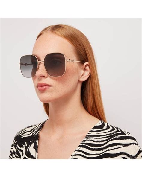 gucci sunglasses gg 2201 s|57mm gradient square sunglasses gucci.